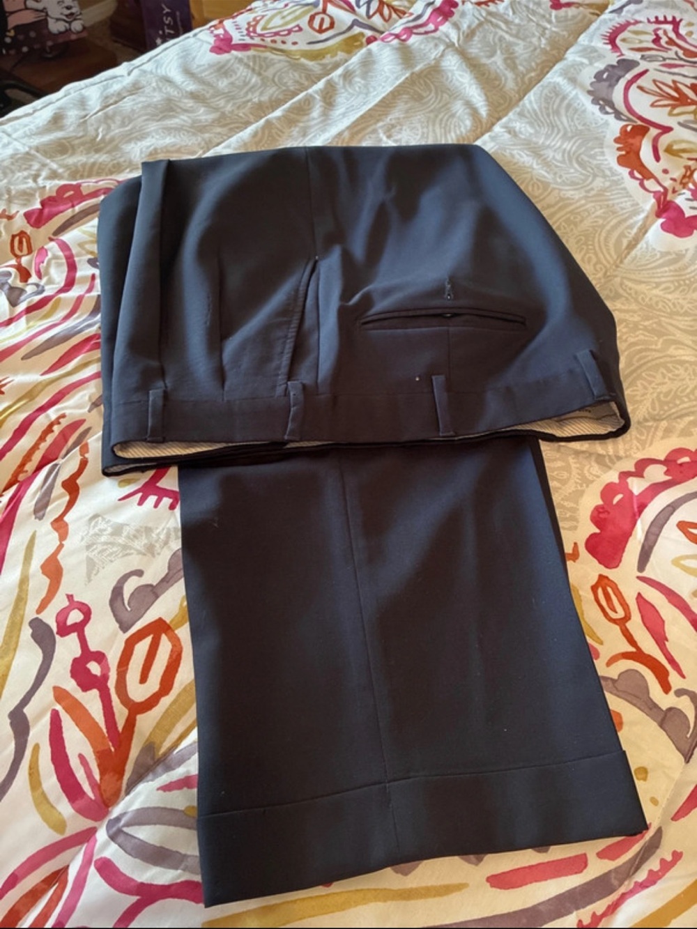 Classic Black Dress Pants - Sleek Straight Leg